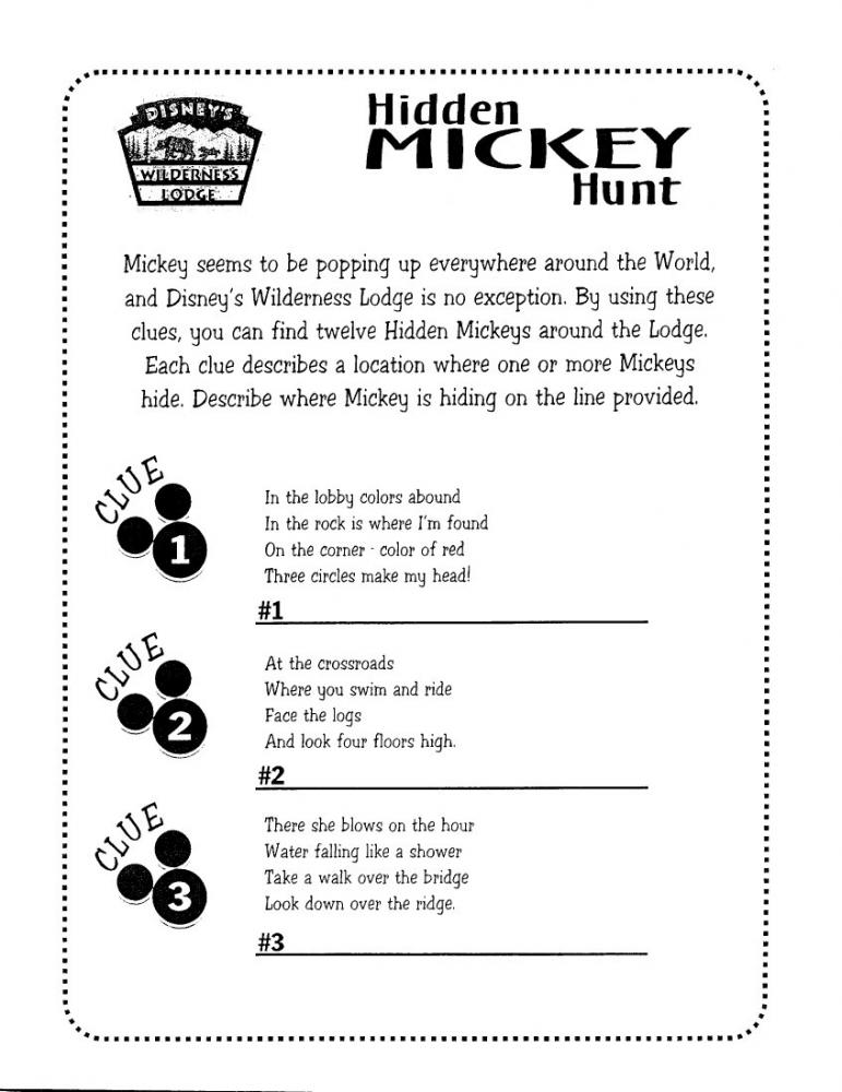 Hidden Mickey Page 1