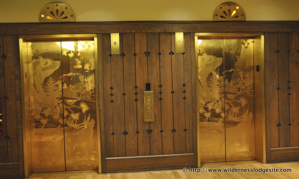 WL Villas Elevator Etchings - Lobby Level