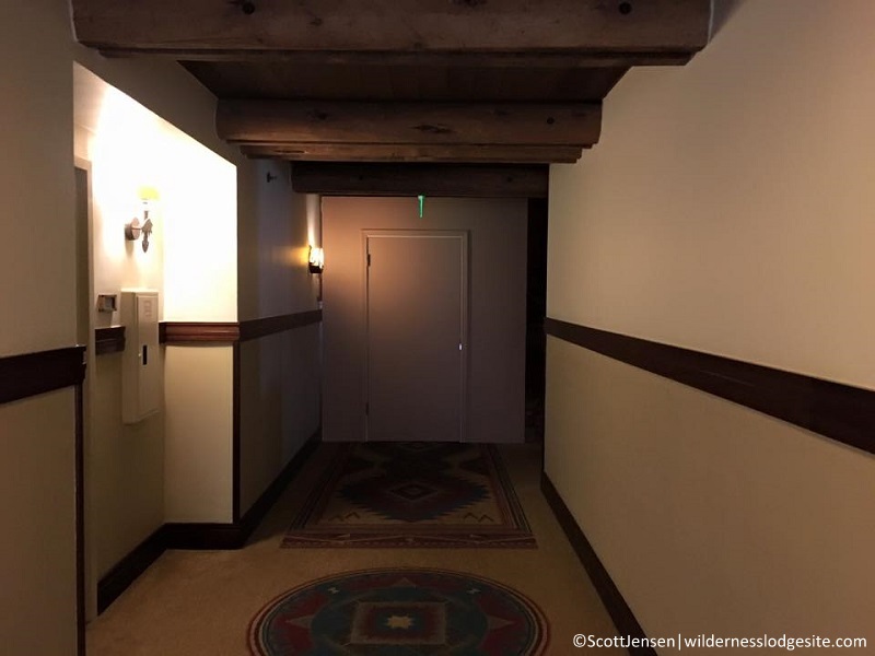 Construction area in hallway