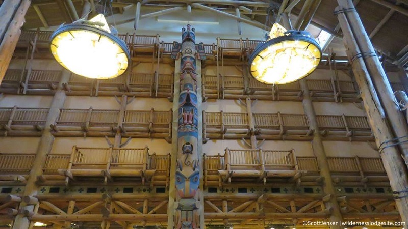 Construction walls in lobby
