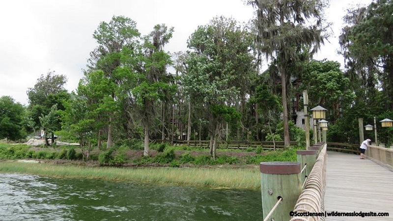 Walkway and boat docks